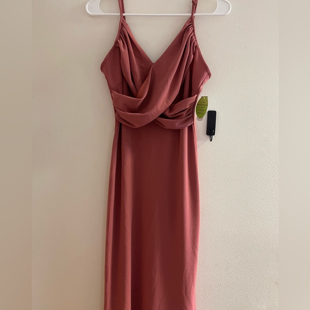NWT Windsor Mauve Formal Floor Length Dress - Picture 2 of 5